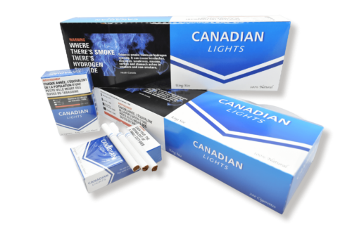 Canadian Lights Cigarettes Cartons and Packs