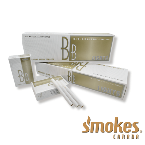 BB Lights Cigarettes Cartons and Packs