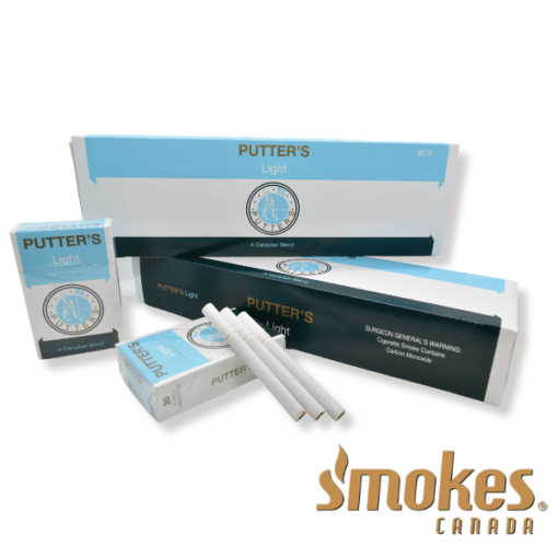 Putter's Light Cigarettes Cartons and Packs