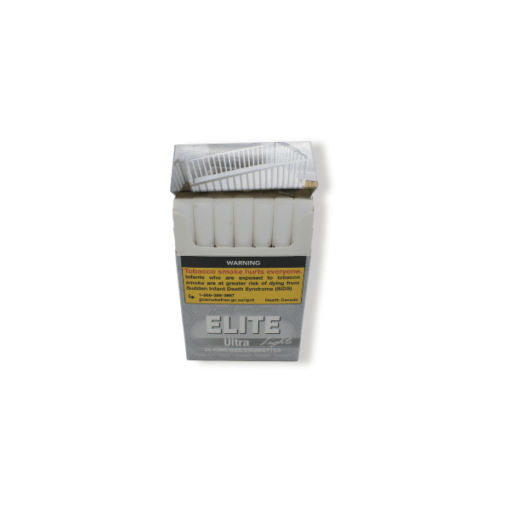 Elite Ultra Lights Cigarettes Open Pack