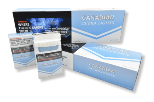 Canadian Ultra Lights Cigarettes Cartons and Packs