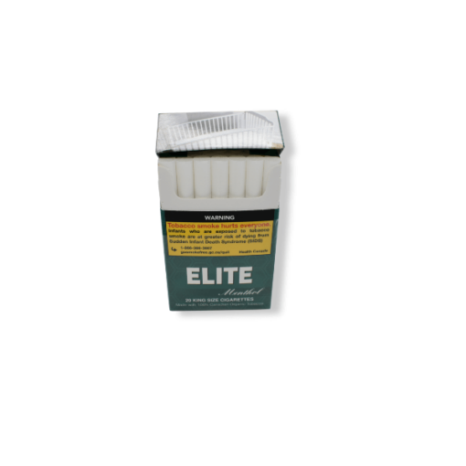 Elite Menthol Cigarettes Open Pack