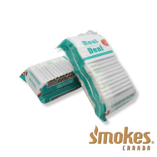 Real Deal Bags Menthol Cigarettes 2 Bags