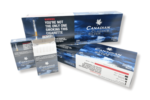 Canadian Classics Silver Cigarettes Cartons and Packs