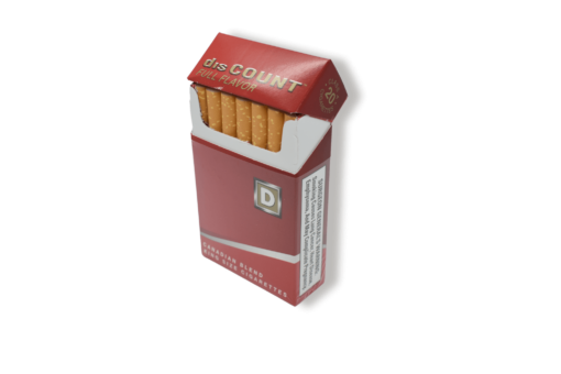 Discount Full-Flavored Cigarettes Open Pack