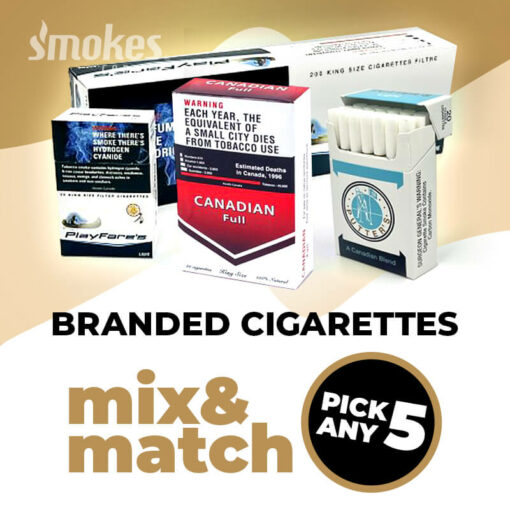 Branded Cigarettes - Mix & Match - Pick Any 5 (Cartons)