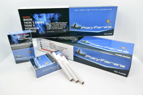 Playfare's Full Flavor Cigarettes Cartons and Packs
