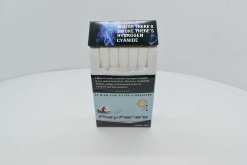 Playfare's Ultra Light Cigarettes Open Pack