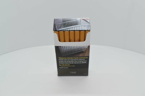 Time Full Cigarettes Open Pack