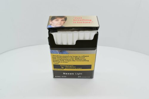 Nexus Light Cigarettes Open Pack
