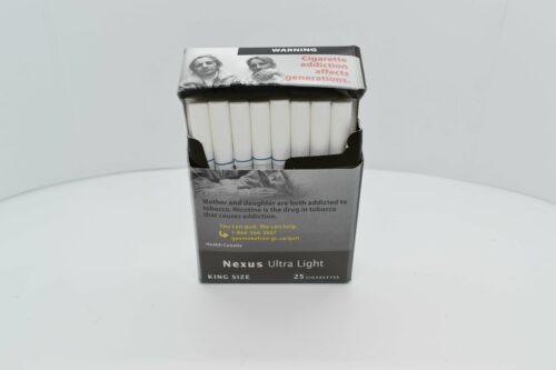 Nexus Ultra Light Cigarettes Open Pack