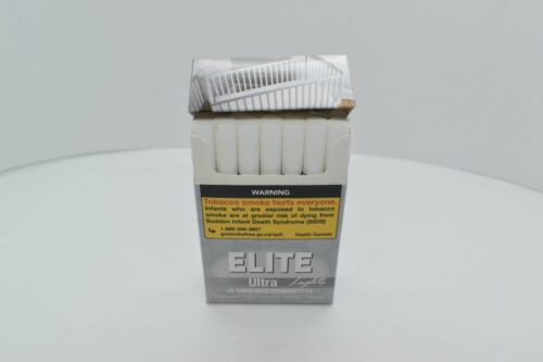 Elite Ultra Lights Cigarettes Open Pack