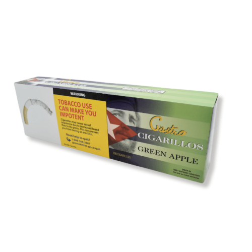 Green Apple Castro Cigarillos Carton