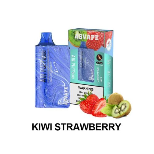 Asvape Air Puff 8000 Nicotine Vapes Kiwi Strawberry