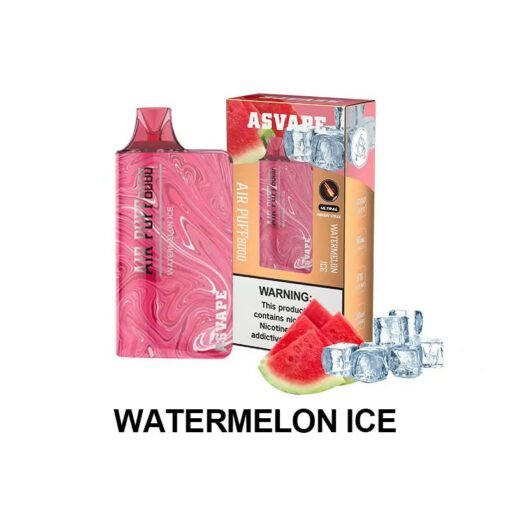 Asvape Air Puff 8000 Nicotine Vapes Watermelon Ice