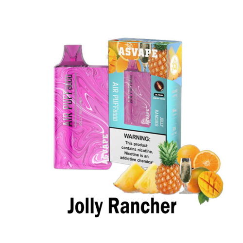 Jolly Rancher Asvape Air Puff 8000 Nicotine Vapes