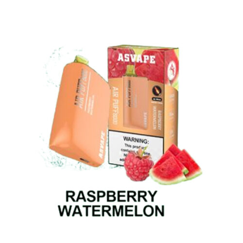Raspberry Watermelon Asvape Air Puff 8000 Nicotine Vapes