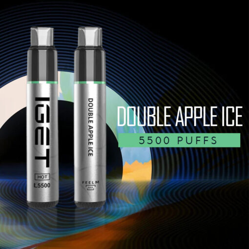 IGET Nicotine Vapes - Double Apple Ice