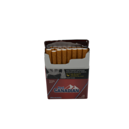 Real Canadian Full Cigarettes Pack Open