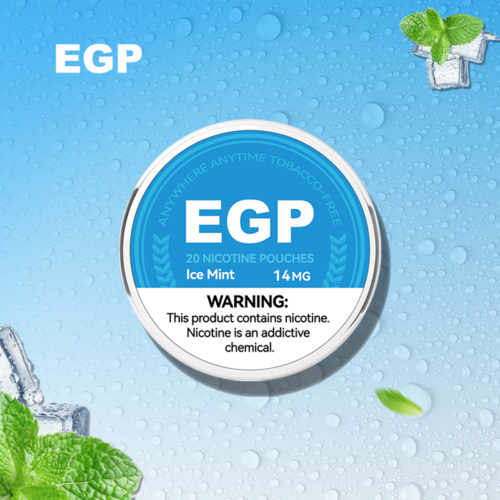 EGP Nicotine Pouches - Ice Mint (14mg)