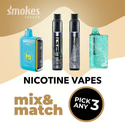 Mix & Match Nicotine Vapes Banner - Pick Any 3