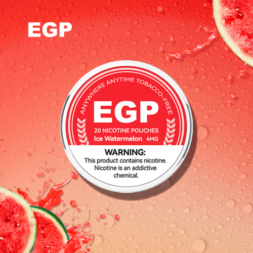 EGP Nicotine Pouches - Ice Watermelon (4mg)